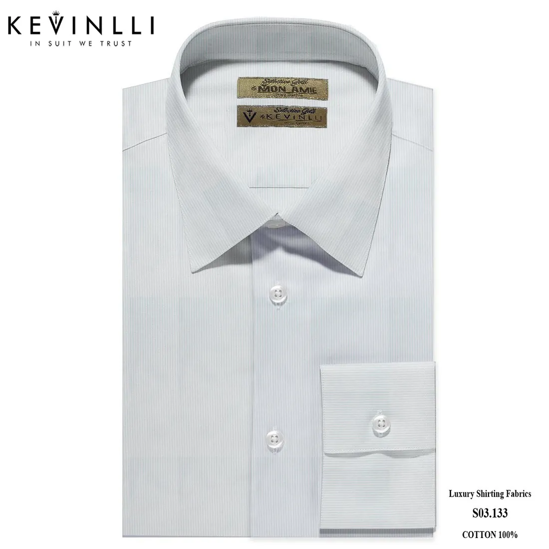 Sơ mi nam S03 · 100% cotton — 1/1