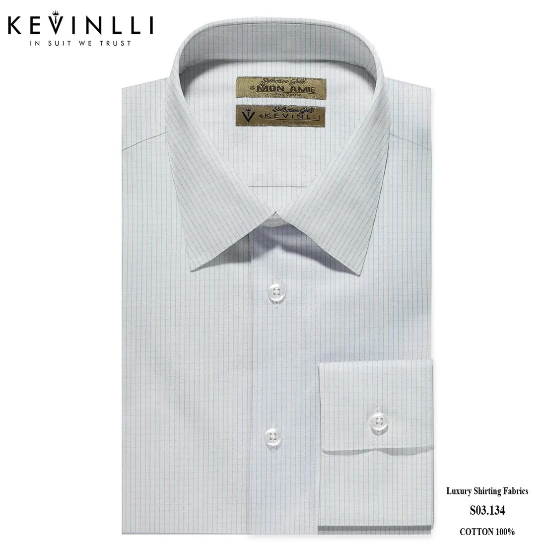 Sơ mi nam S03 · 100% cotton — 1/1