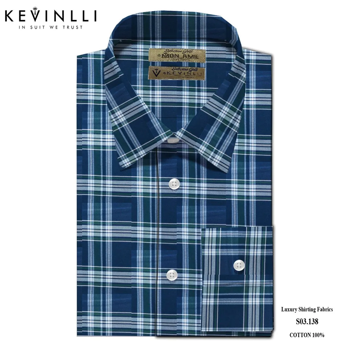 Sơ mi nam S03 · 100% cotton — 1/1