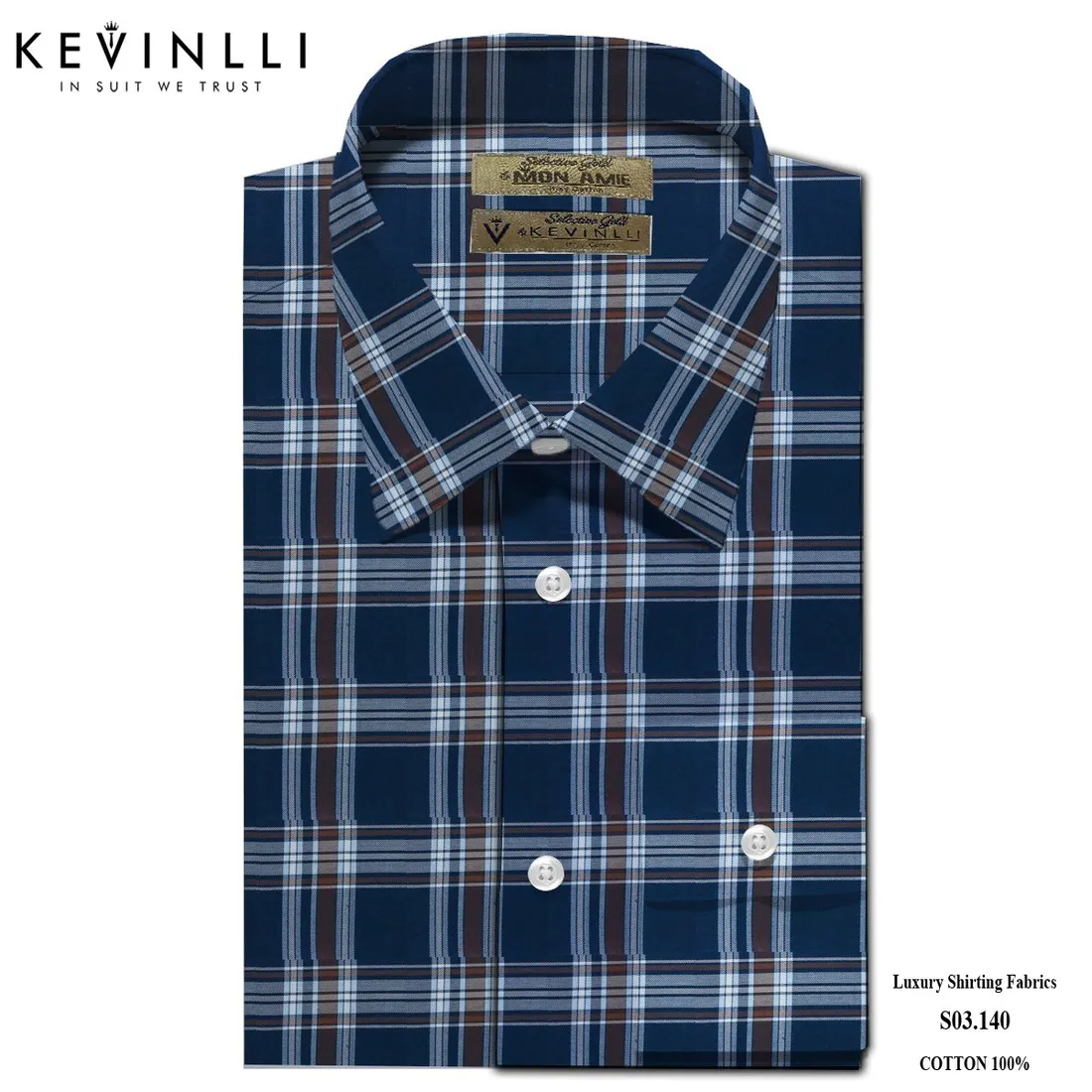 Sơ mi nam S03 · 100% cotton — 1/1