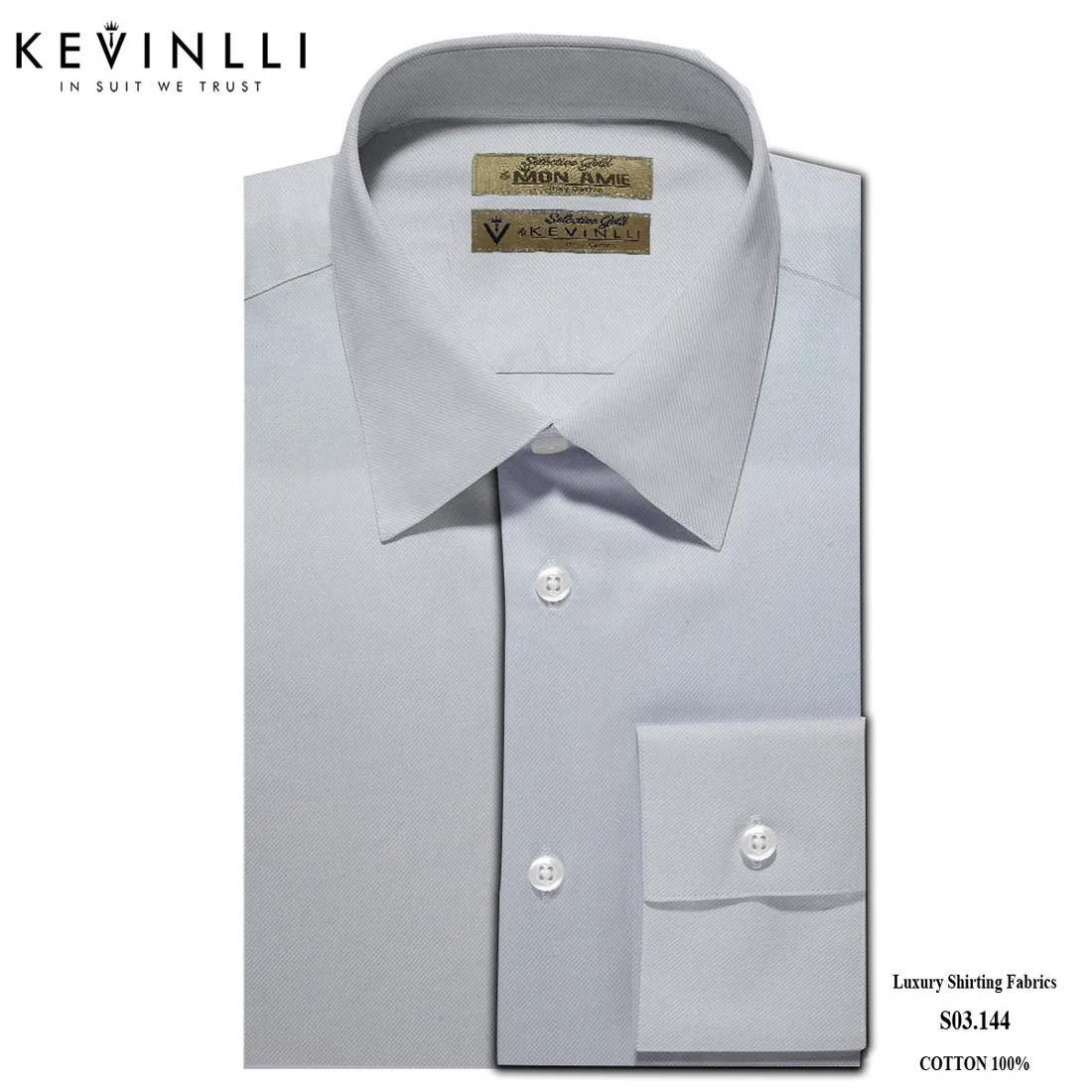 Sơ mi nam S03 · 100% cotton — 1/1