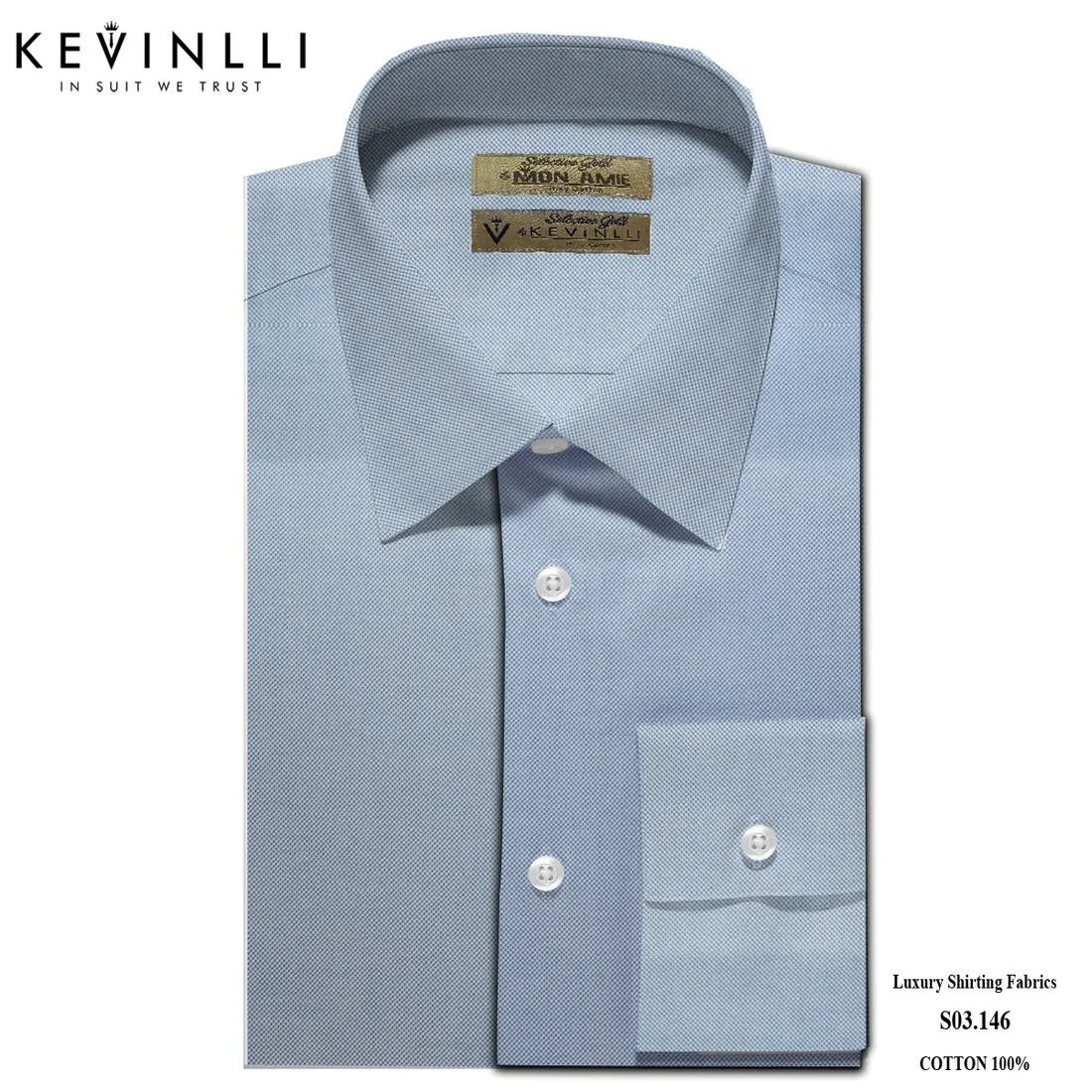 Sơ mi nam S03 · 100% cotton — 1/1