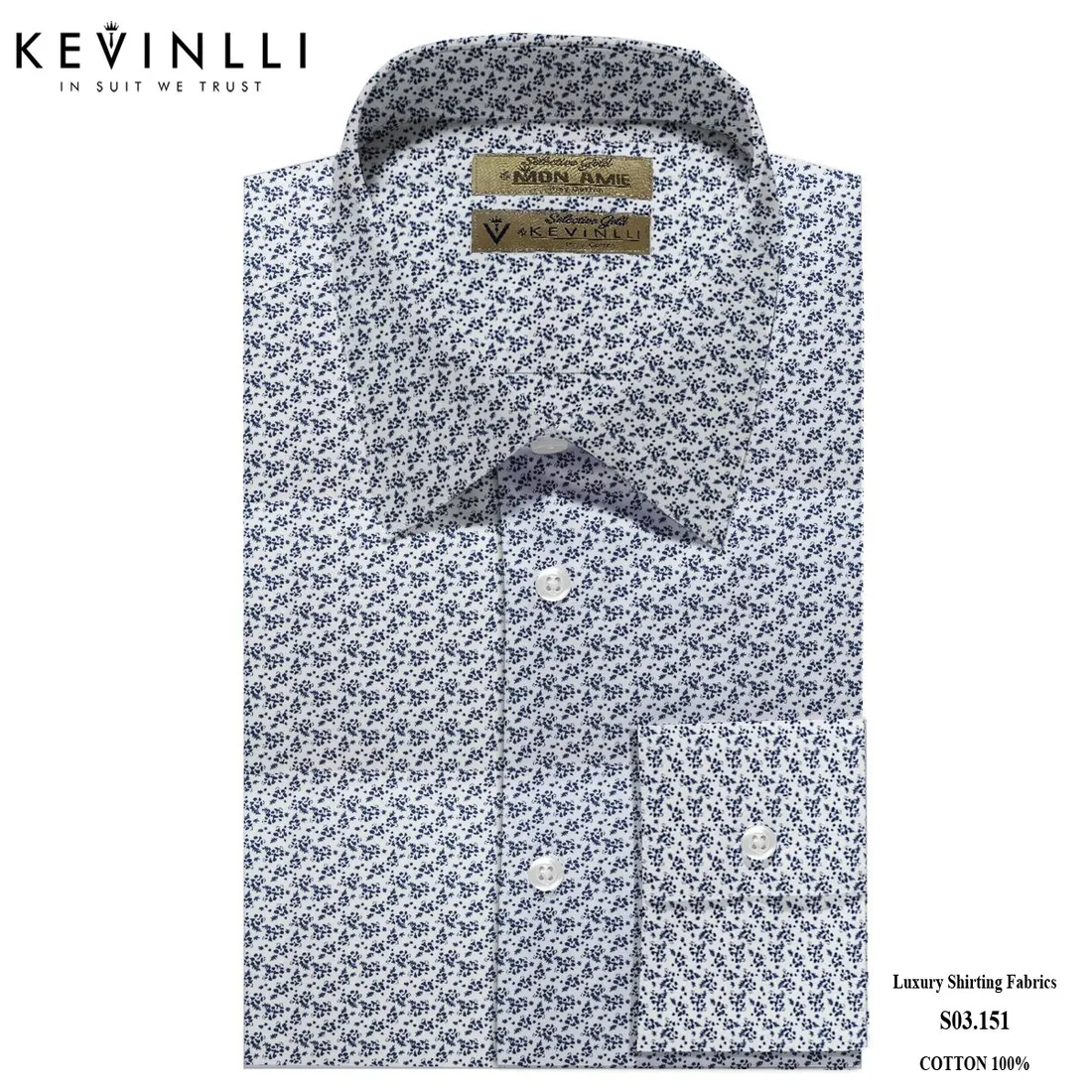 Sơ mi nam S03 · 100% cotton — 1/1