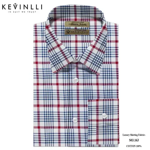 Sơ mi nam S03 · 100% cotton — S03.163