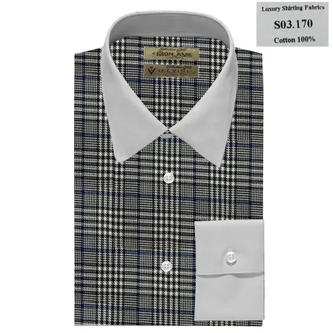 Sơ mi nam S03 · 100% cotton — S03.170