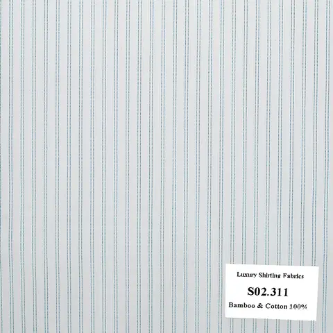 Màu Xanh Biển Nhạt Sọc Dọc — S02.311