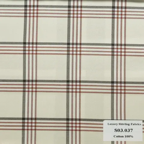 Shirting S03 · 100% cotton S03.037 — S03.037