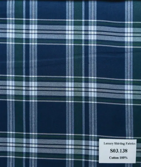 Shirting S03 · 100% cotton S03.138 — S03.138