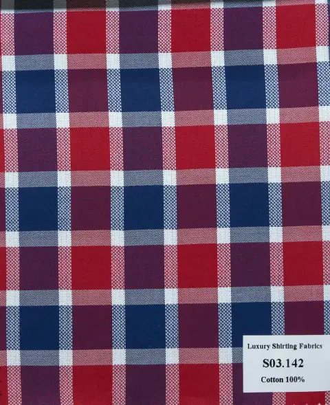 Shirting S03 · 100% cotton S03.142 — S03.142