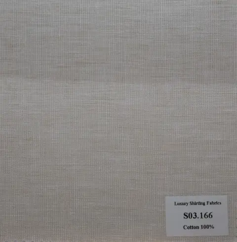 Shirting S03 · 100% cotton S03.166 — S03.166