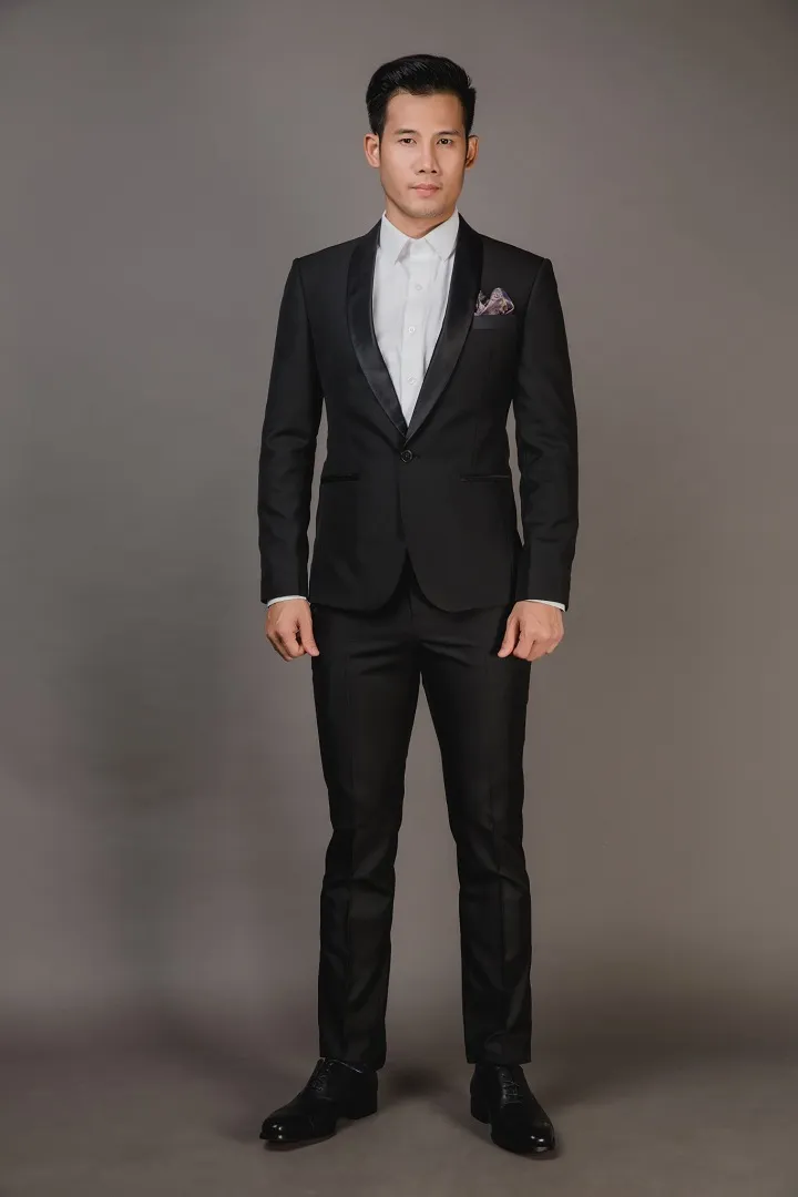 Bộ Vest Doanh Nhân Cao Cấp Màu Đen 1950 — 1/1