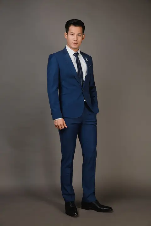 Bộ Vest Doanh Nhân Cao Cấp Màu Xanh Navy — 624DT750
