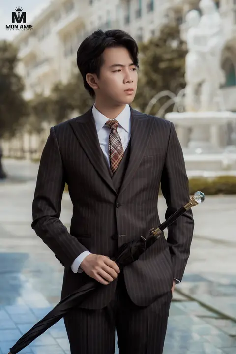 Suit Doanh Nhân Kẻ Và Sọc