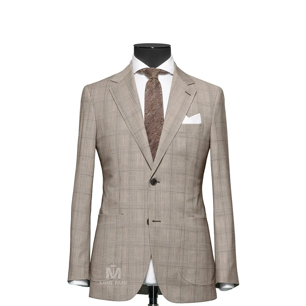 Vest đồng phục caro nâu · 08 — 1/3