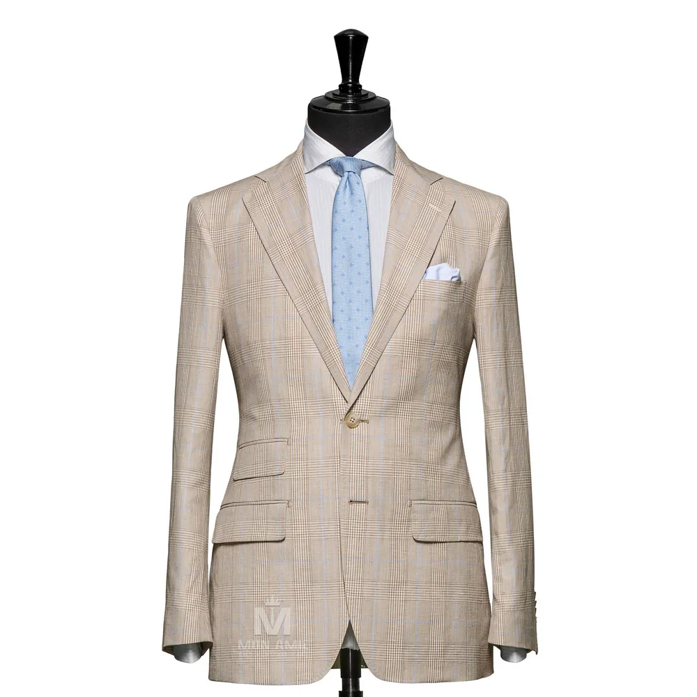 Vest đồng phục caro nâu · 15 — 1/3