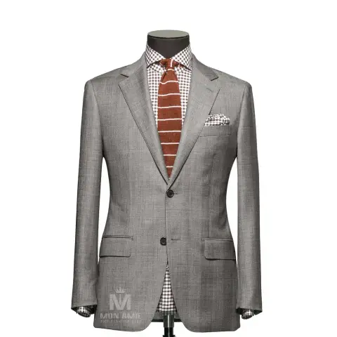Vest đồng phục caro xám · 04
