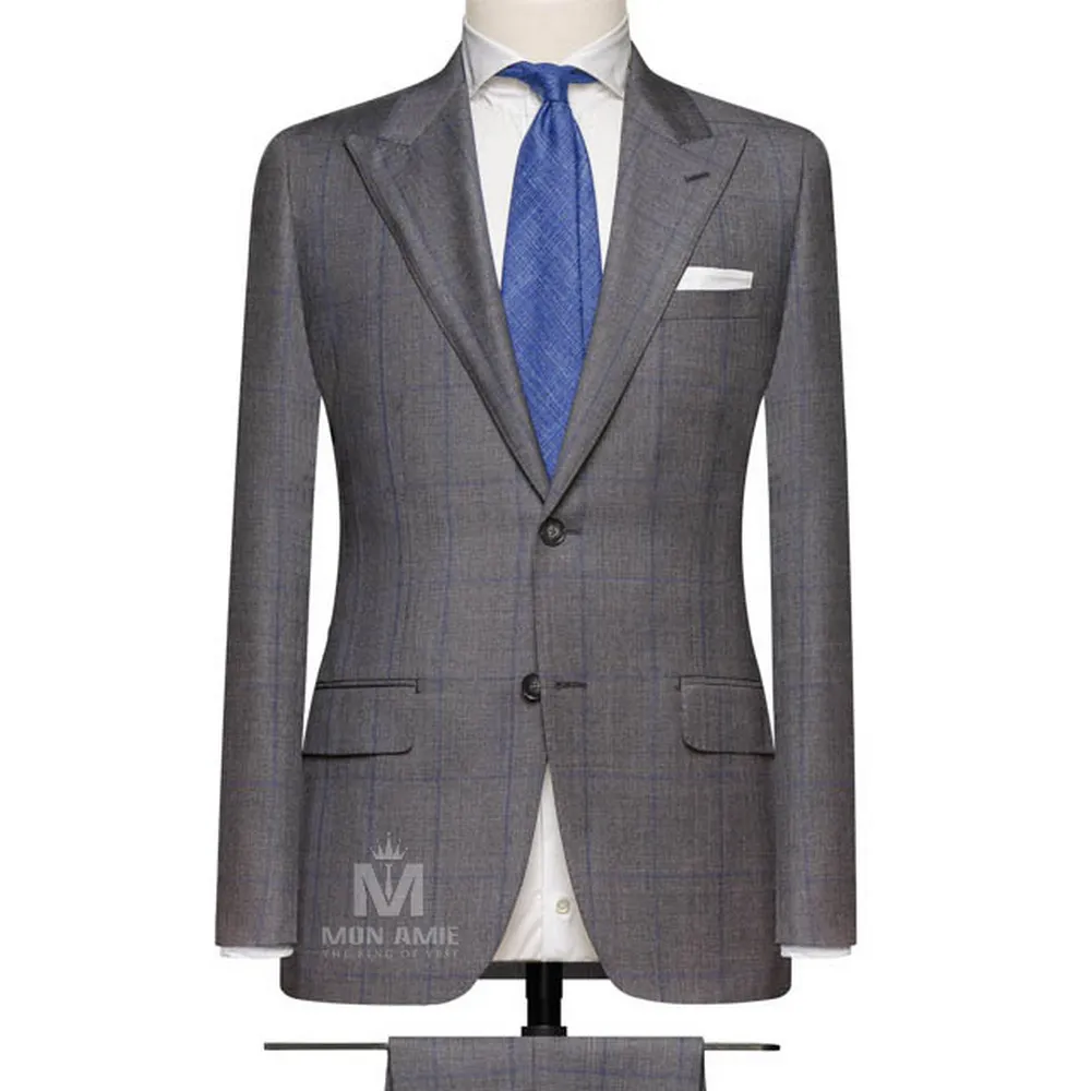 Vest đồng phục caro xám · 09 — 1/3