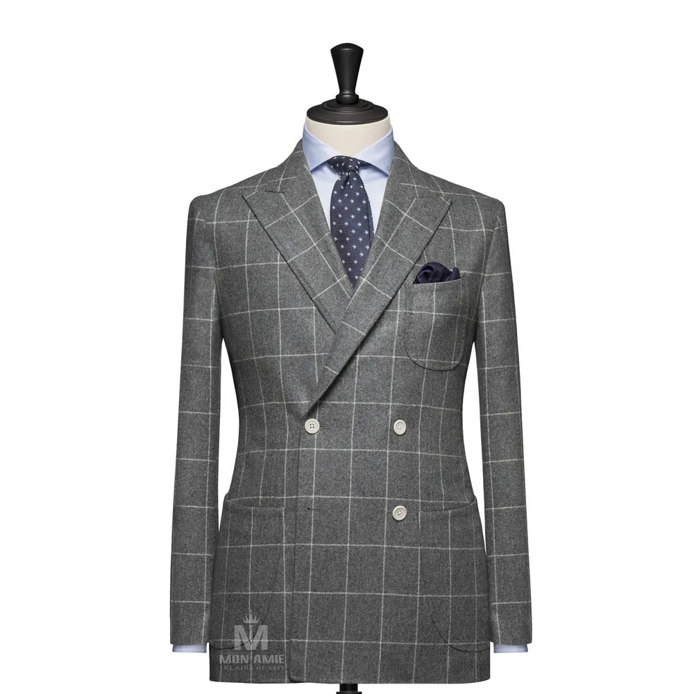 Vest đồng phục caro xám · 14 — 1/3