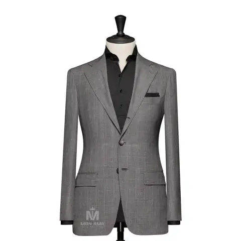 Vest đồng phục caro xám · 15
