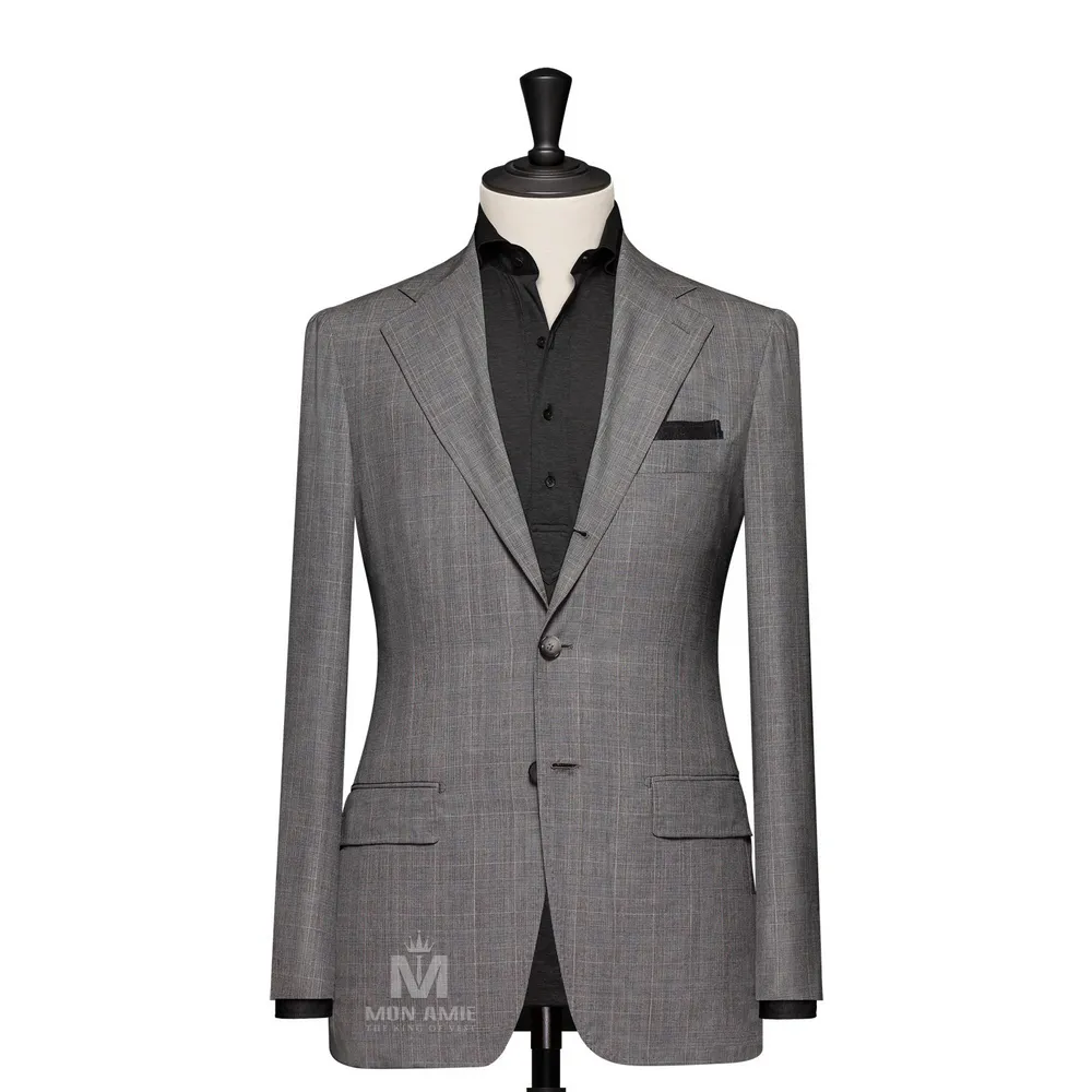Vest đồng phục caro xám · 15 — 1/3