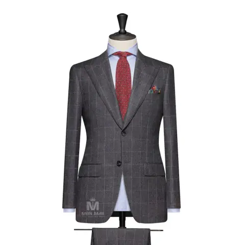 Vest đồng phục caro xám · 22