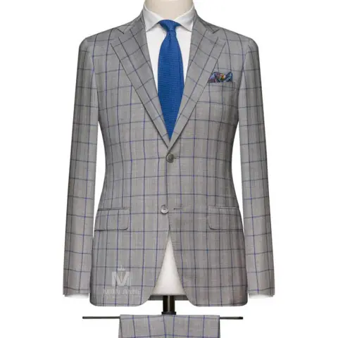Vest đồng phục caro xám · 27