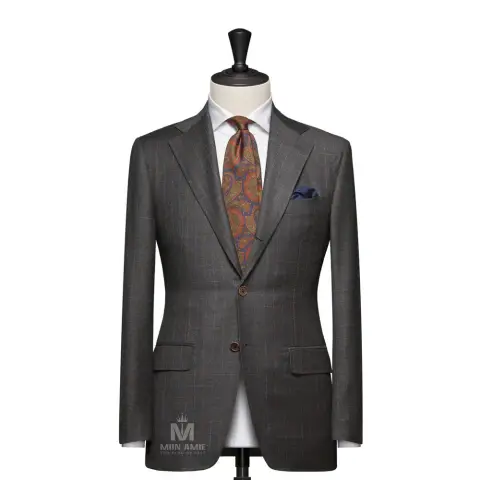Vest đồng phục caro xám — 71110-02
