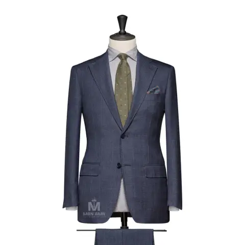 Vest đồng phục caro xám — 789030