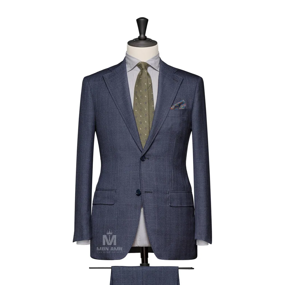 Vest đồng phục caro xám — 1/2