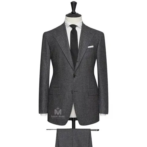 Vest đồng phục caro xám — 789053