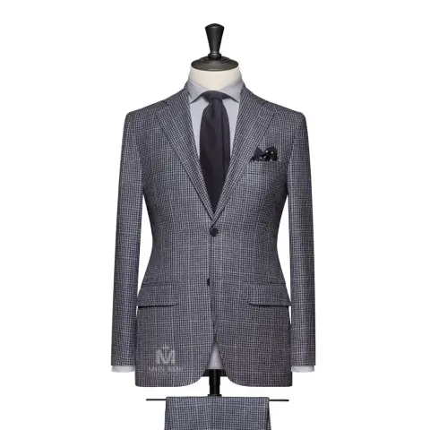 Vest đồng phục caro xám — 789053