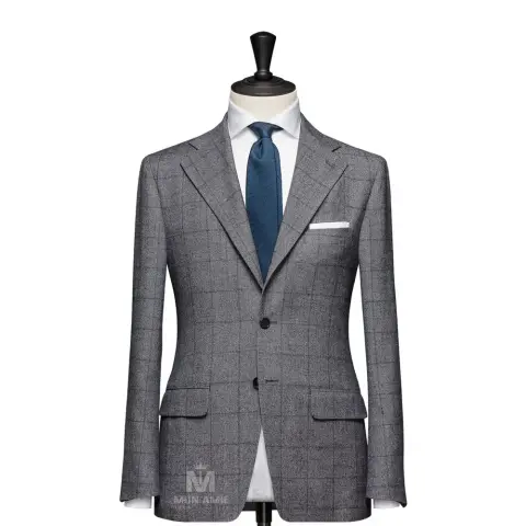 Vest đồng phục caro xám — SCABAL-703784
