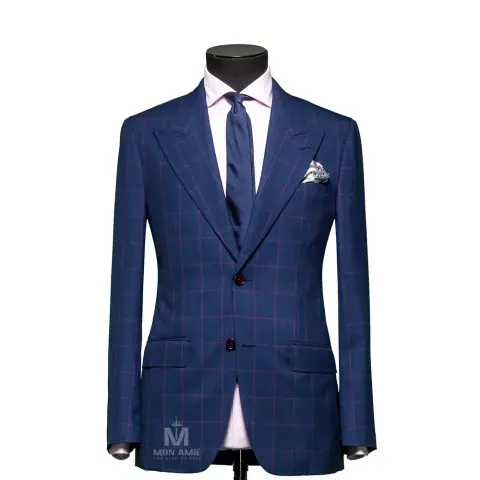 Vest đồng phục caro xanh — 624842