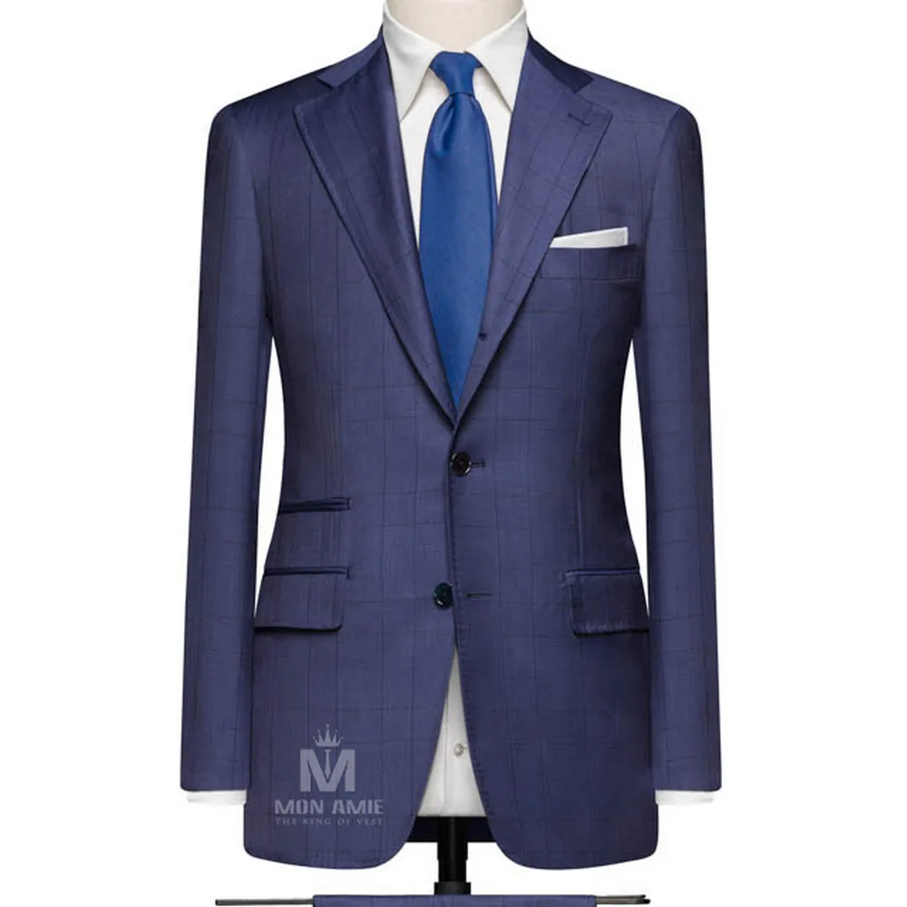 Vest đồng phục caro xanh — 1/2