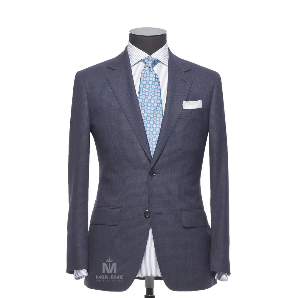 Vest đồng phục caro xanh — 1/3