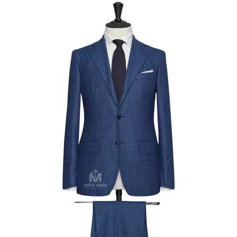 Vest đồng phục caro xanh — 789054