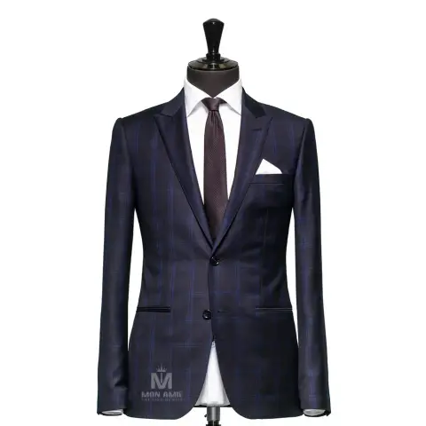 Vest đồng phục caro xanh — 789076