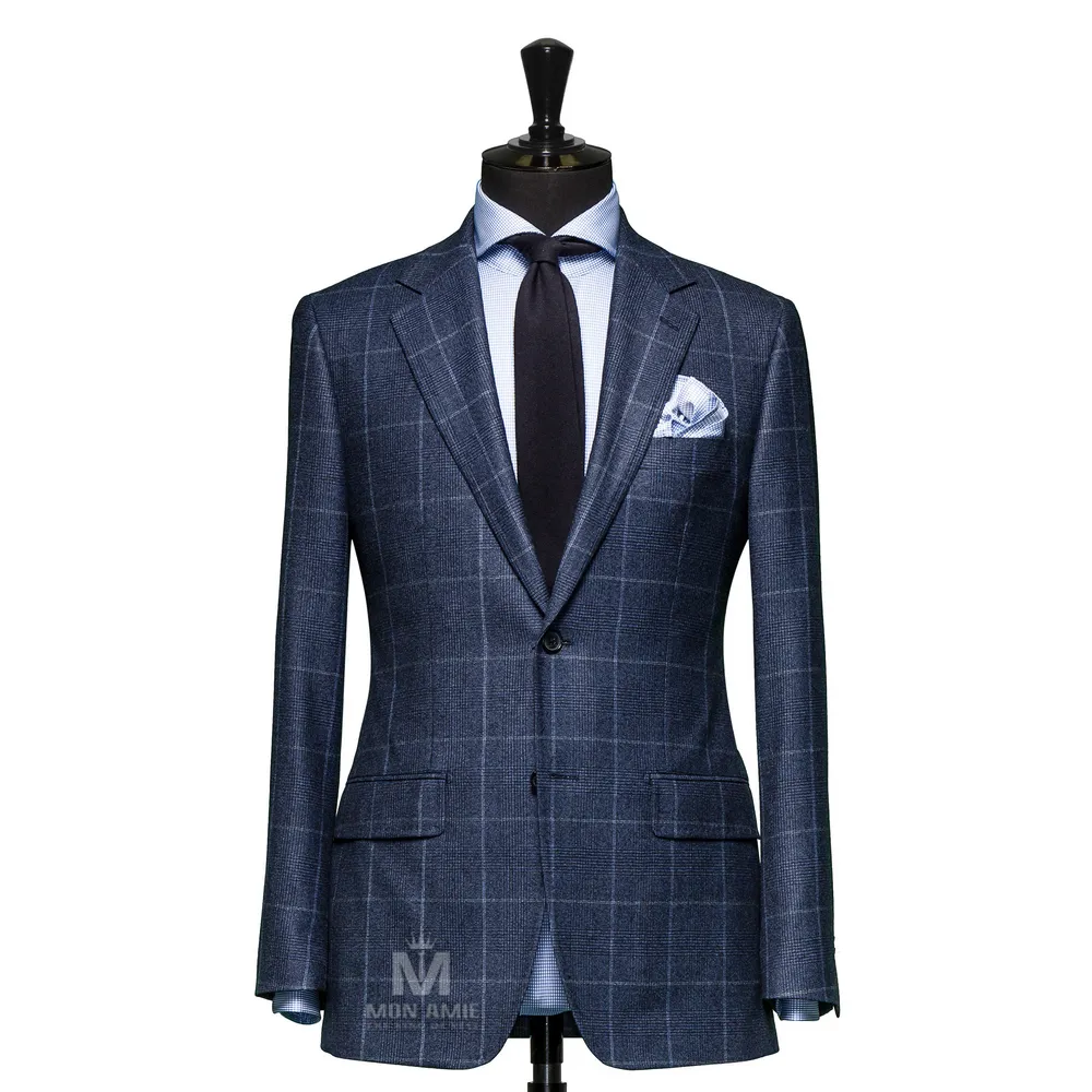 Vest đồng phục caro xanh — 1/3