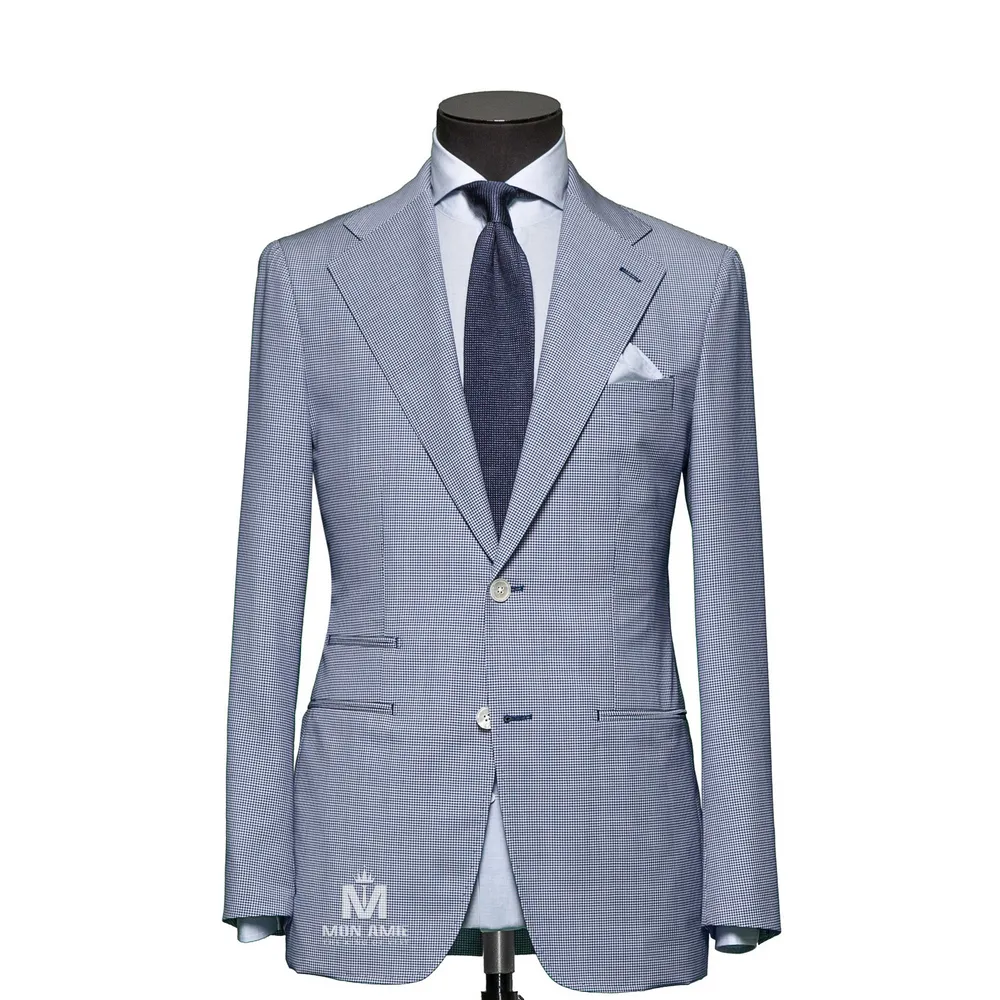 Vest đồng phục chấm bi xanh — 1/3