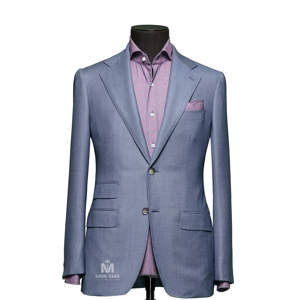 Vest đồng phục chấm bi xanh — 1/3