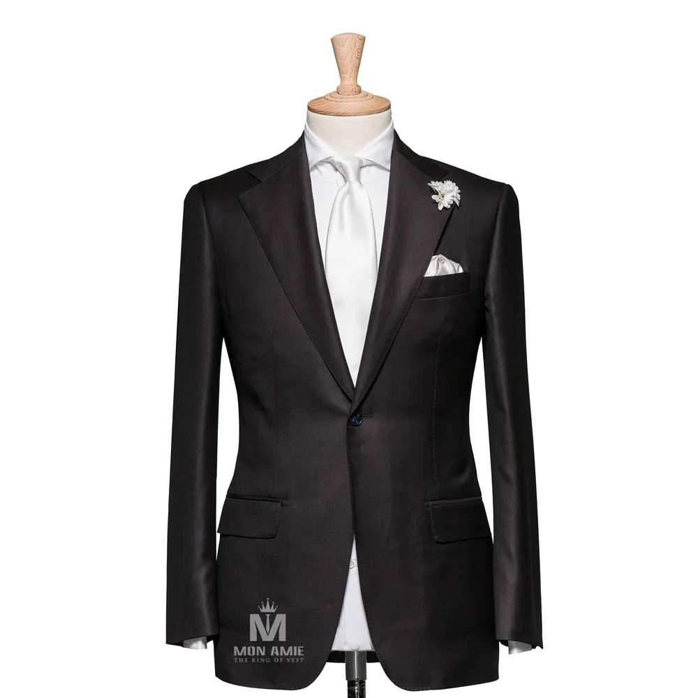 Vest đồng phục đen trơn — 1/3