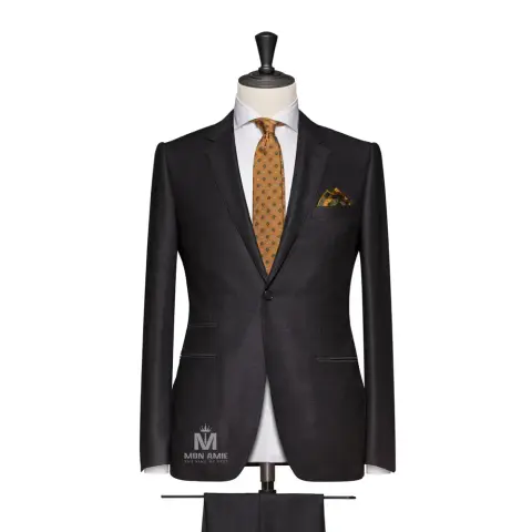 Vest đồng phục đen trơn — 723721