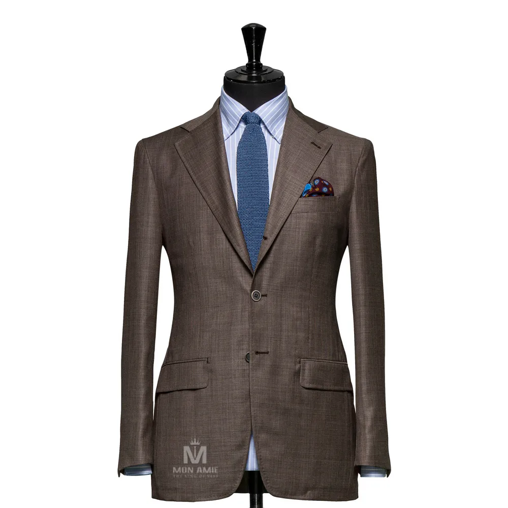 Vest đồng phục nâu trơn — 1/3