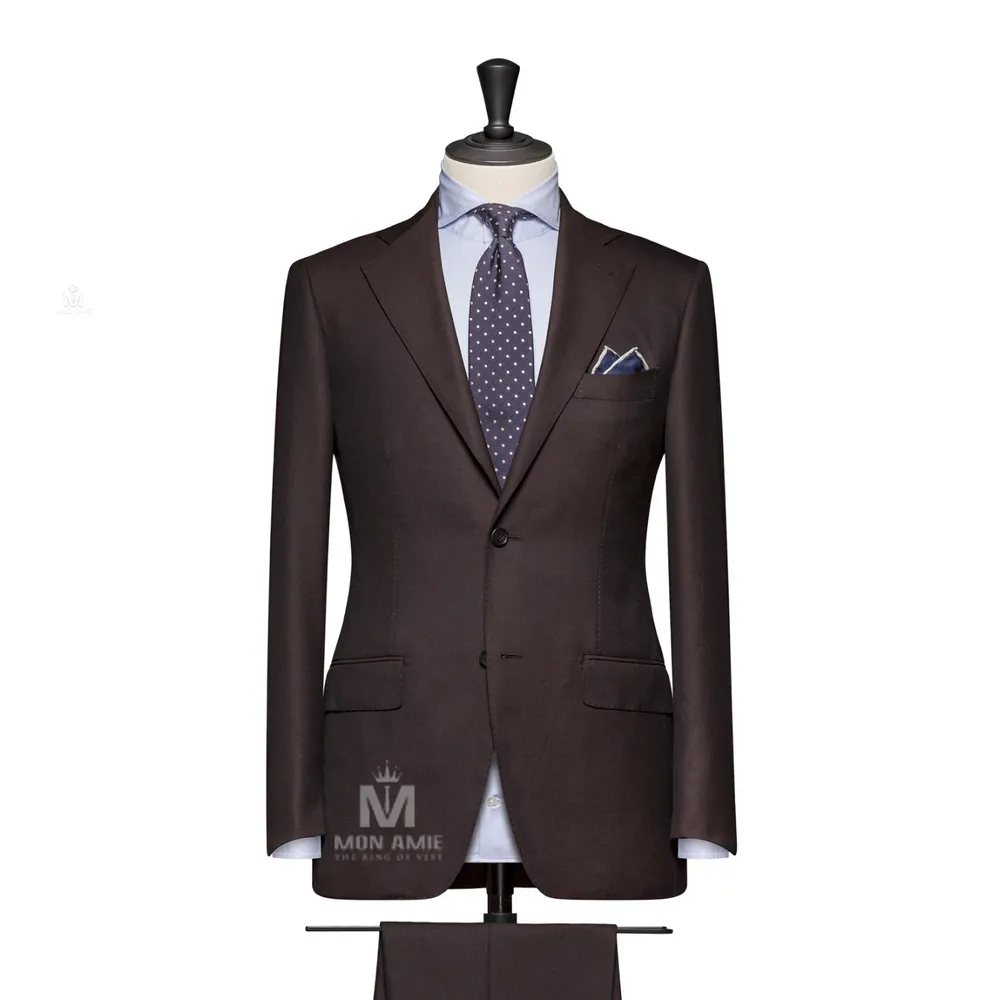 Vest đồng phục nâu trơn — 1/2