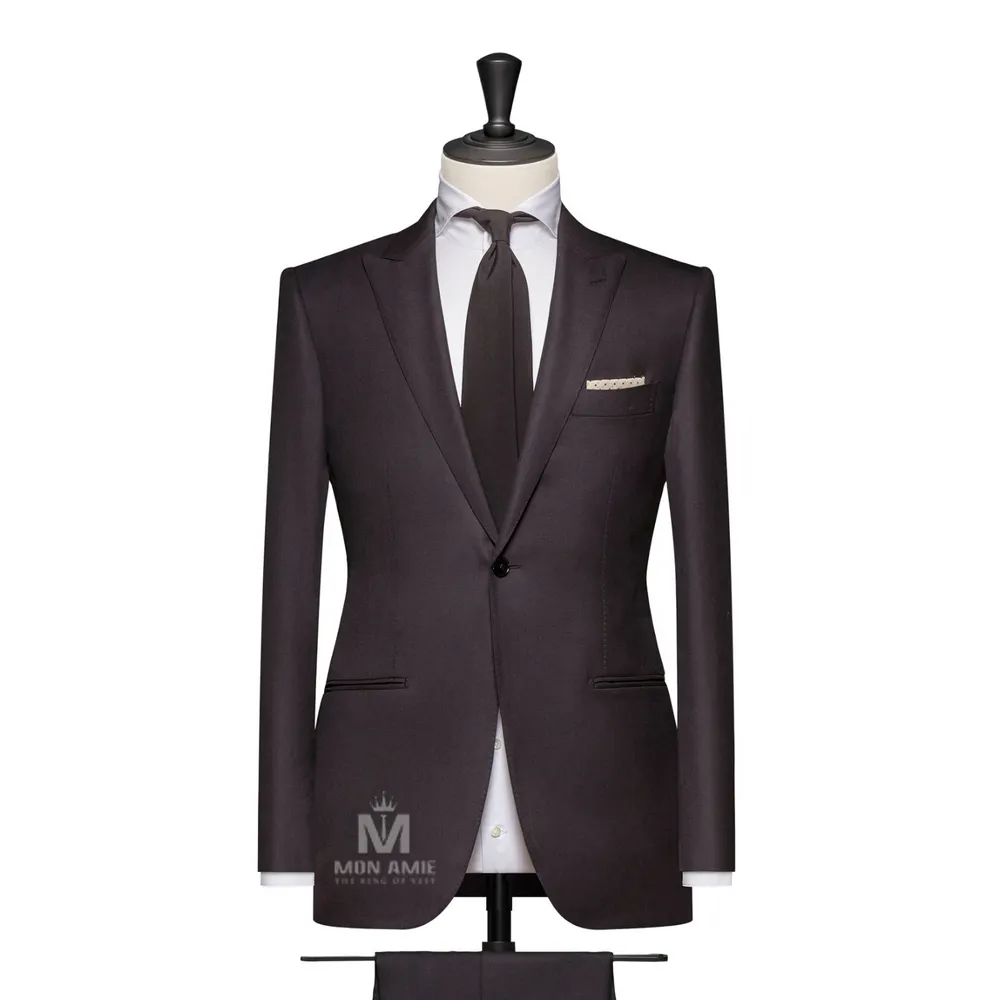Vest đồng phục nâu trơn — 1/2