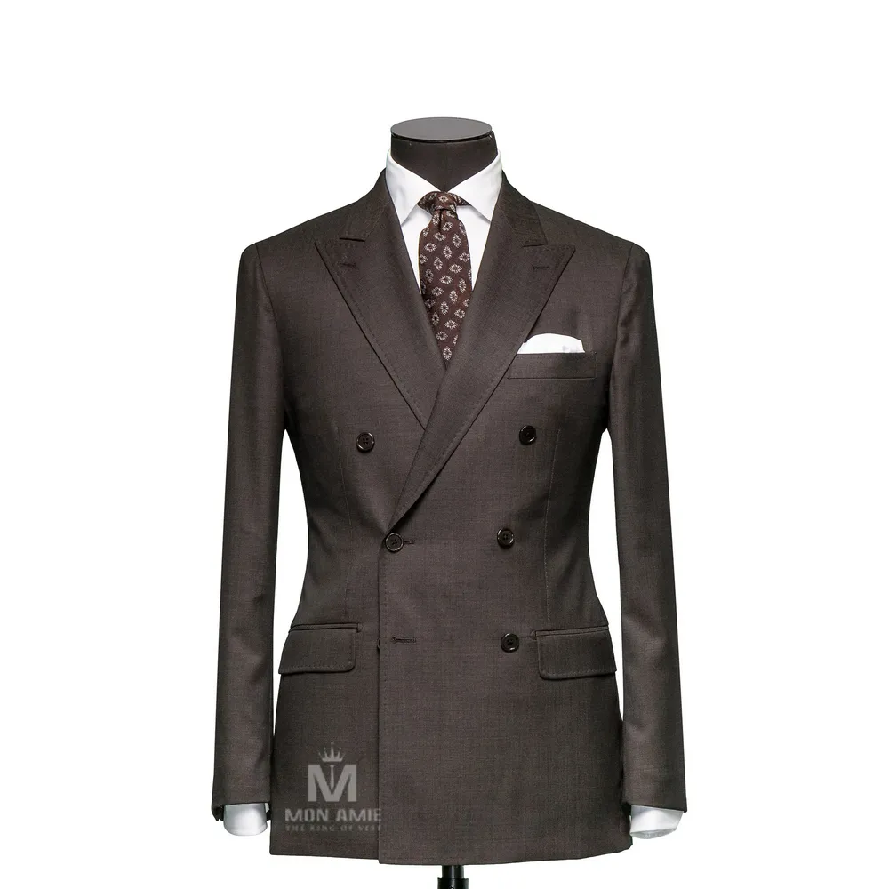 Vest đồng phục nâu trơn — 1/3
