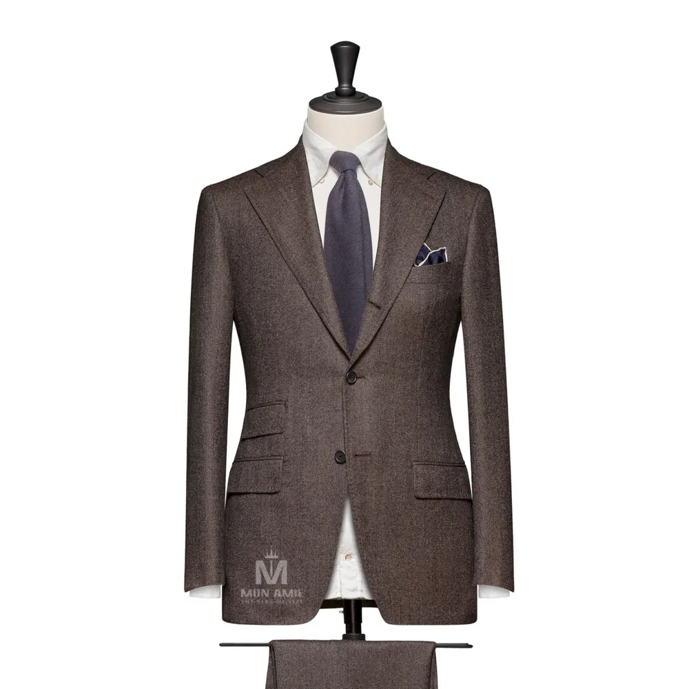 Vest đồng phục nâu trơn — 1/2