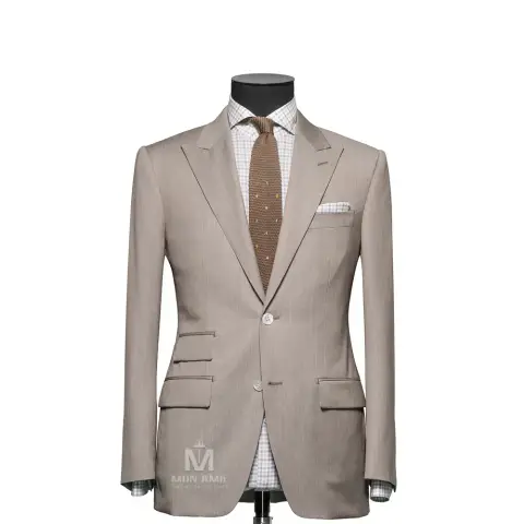 Vest đồng phục sọc nâu · 04