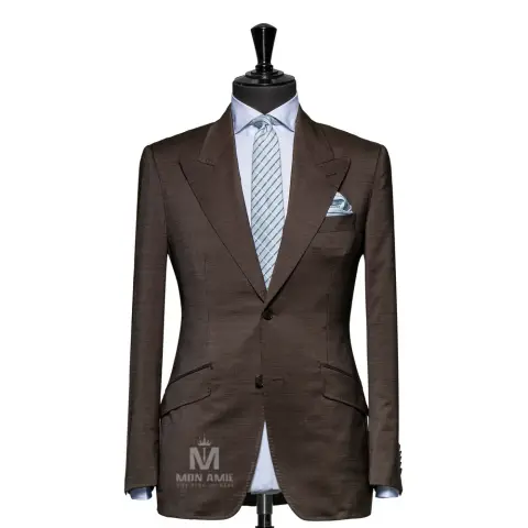 Vest đồng phục sọc nâu · 07