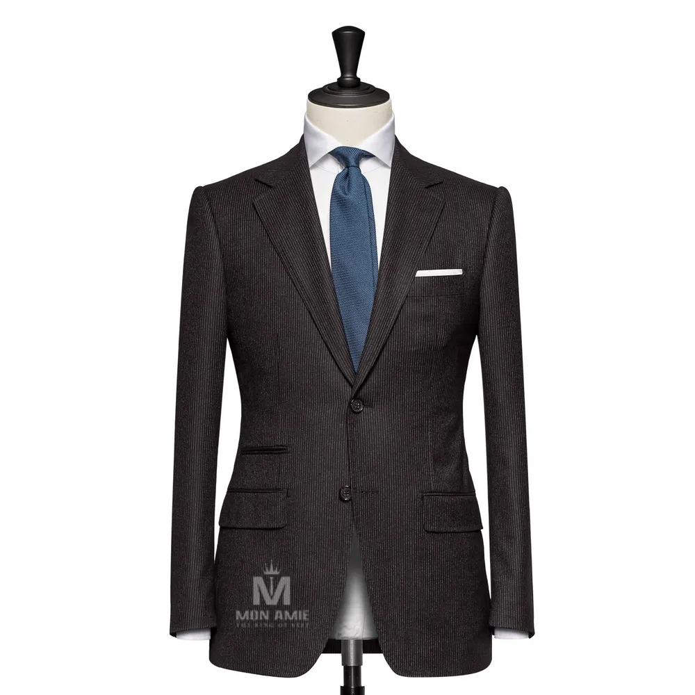 Vest đồng phục sọc nâu — 1/3
